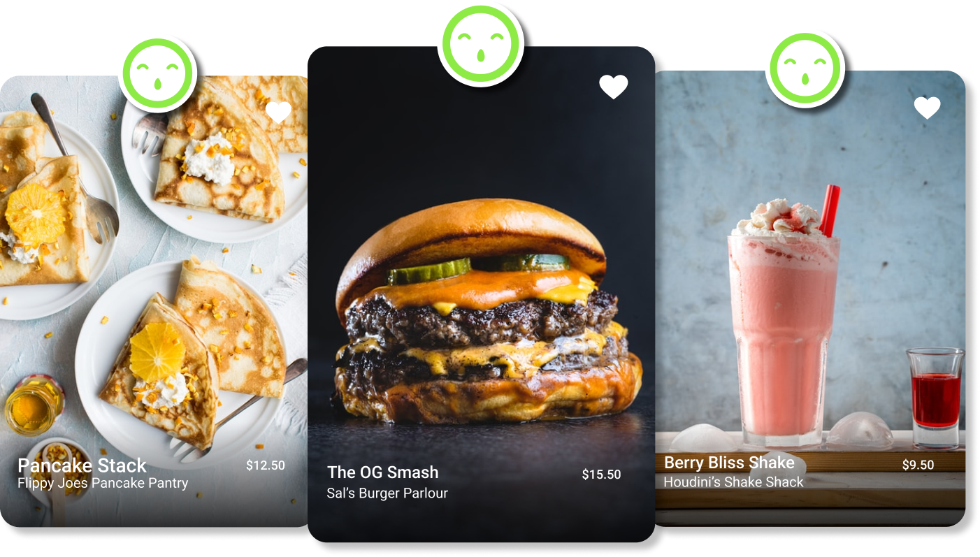 Pictures of Food and sogui actions